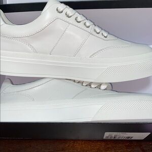 White Leather Sneakers